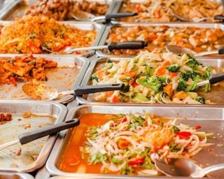 lunch at tongolo resort beach